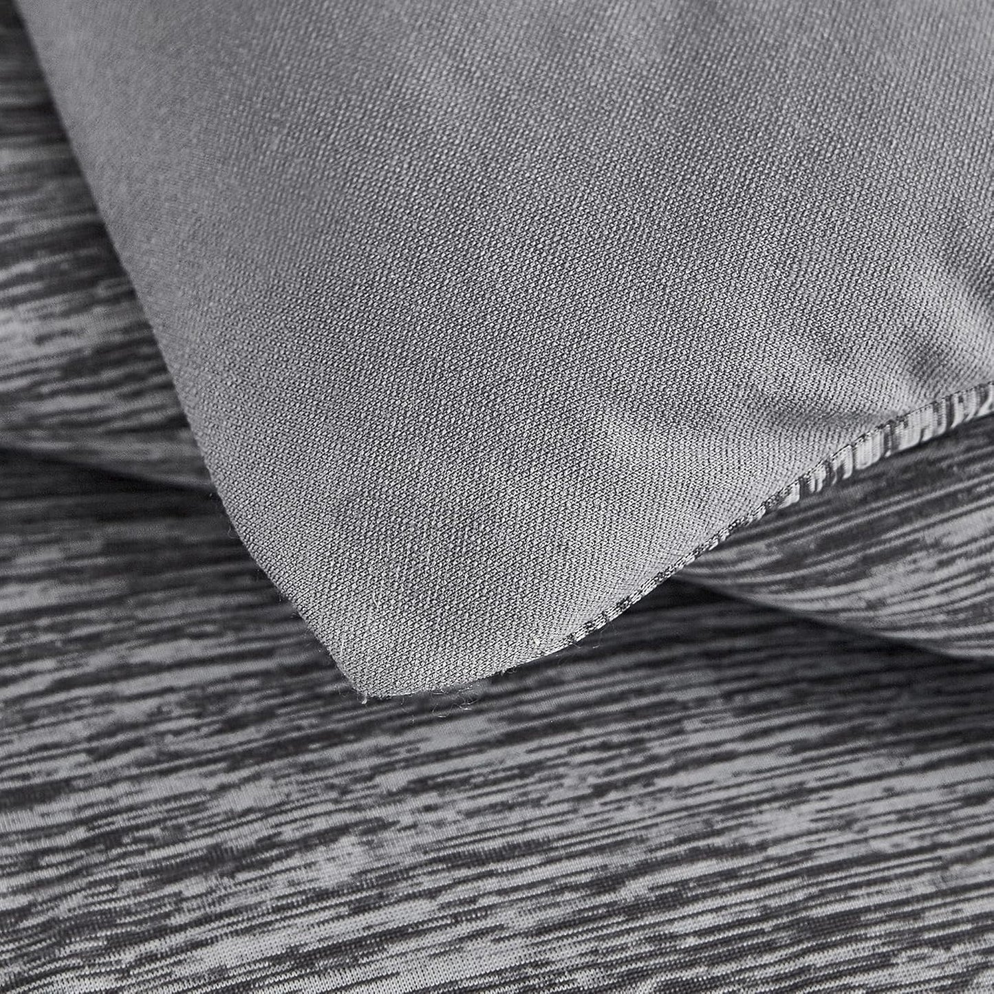 Luxurious Grey King Comforter Set - 3 Piece Reversible Cooling & Breathable Lightweight Bedding for All Seasons (106"X90")