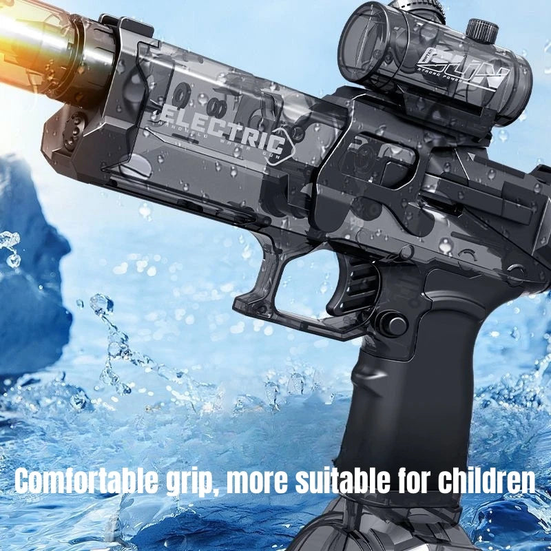 Experience Thrilling Summer Adventures with the Ultimate High-Pressure Electric Water Gun for Kids - Ideal for Beach, Pool, and Garden Play!