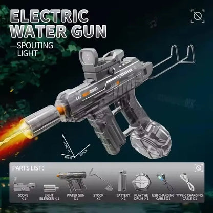 Experience Thrilling Summer Adventures with the Ultimate High-Pressure Electric Water Gun for Kids - Ideal for Beach, Pool, and Garden Play!