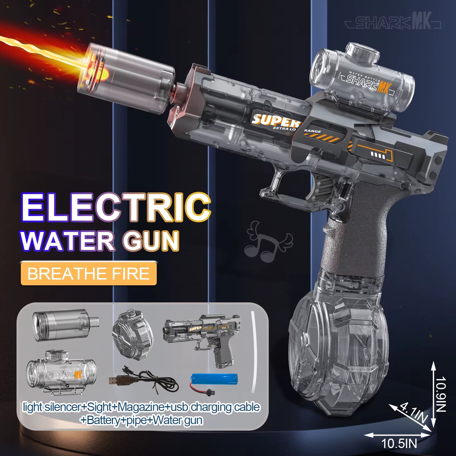 Experience Thrilling Summer Adventures with the Ultimate High-Pressure Electric Water Gun for Kids - Ideal for Beach, Pool, and Garden Play!