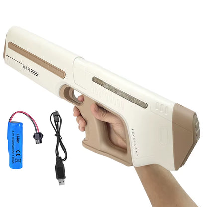 Unleash Summer Fun with Our Ultimate Electric Water Guns for Adults - Powerful Automatic Blasters Perfect for Beach Adventures and Kids' Gifts!