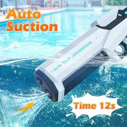 Unleash Summer Fun with Our Ultimate Electric Water Guns for Adults - Powerful Automatic Blasters Perfect for Beach Adventures and Kids' Gifts!