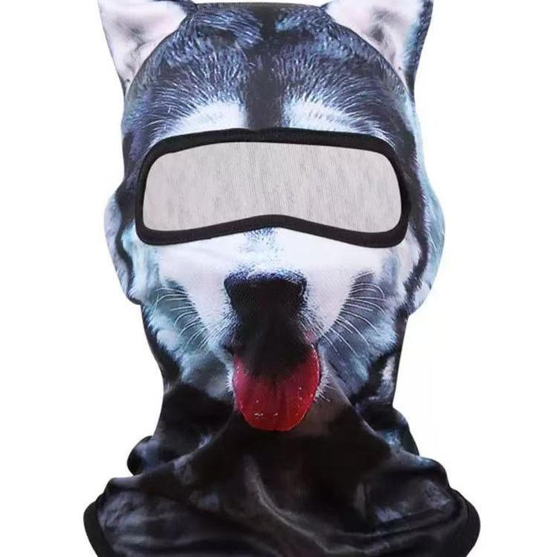 Fun and Functional 3D Cat Skiing Balaclava Mask with Ears - Your Go-To Accessory for Festivals and Outdoor Adventures!