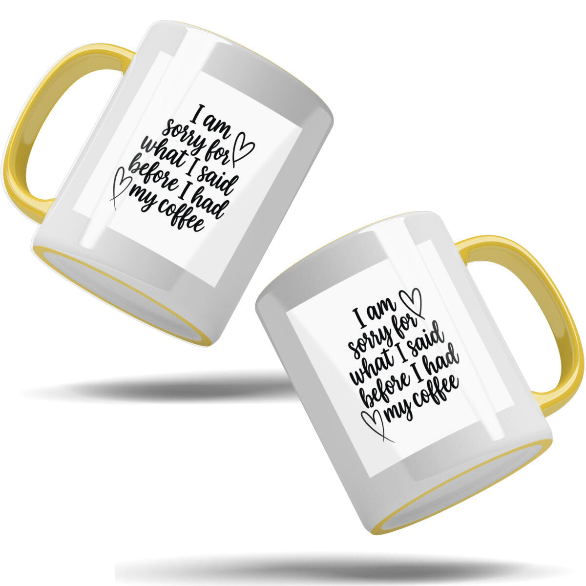 Brighten Your Mornings with Our Colorful 11oz Accent Mug - Ideal for Your Daily Coffee or Tea!