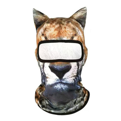 Fun and Functional 3D Cat Skiing Balaclava Mask with Ears - Your Go-To Accessory for Festivals and Outdoor Adventures!