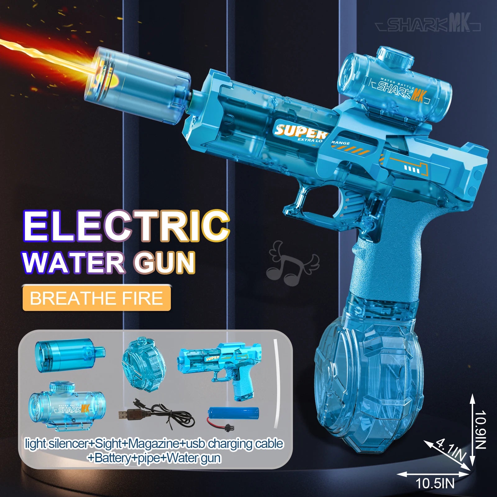 Experience Thrilling Summer Adventures with the Ultimate High-Pressure Electric Water Gun for Kids - Ideal for Beach, Pool, and Garden Play!