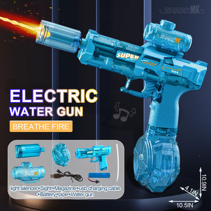 Experience Thrilling Summer Adventures with the Ultimate High-Pressure Electric Water Gun for Kids - Ideal for Beach, Pool, and Garden Play!