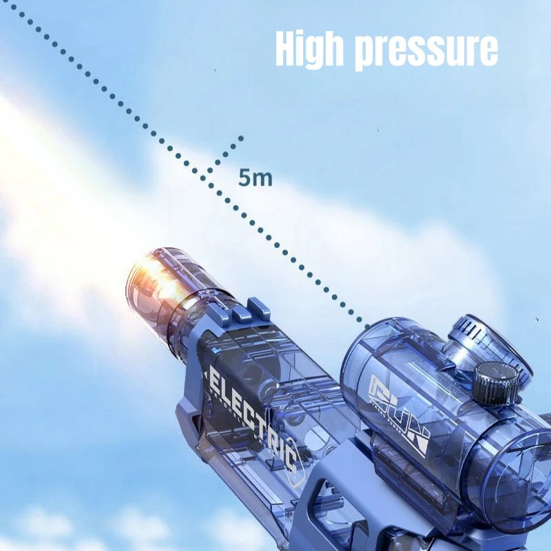 Experience Thrilling Summer Adventures with the Ultimate High-Pressure Electric Water Gun for Kids - Ideal for Beach, Pool, and Garden Play!