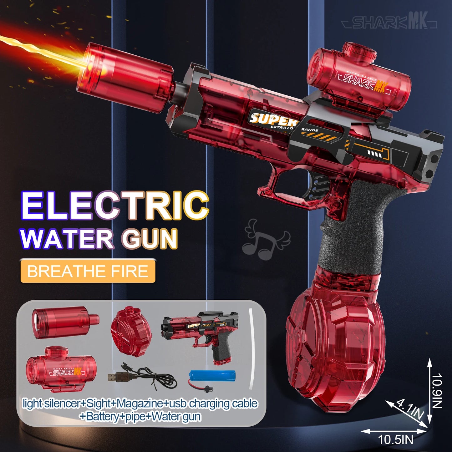 Experience Thrilling Summer Adventures with the Ultimate High-Pressure Electric Water Gun for Kids - Ideal for Beach, Pool, and Garden Play!