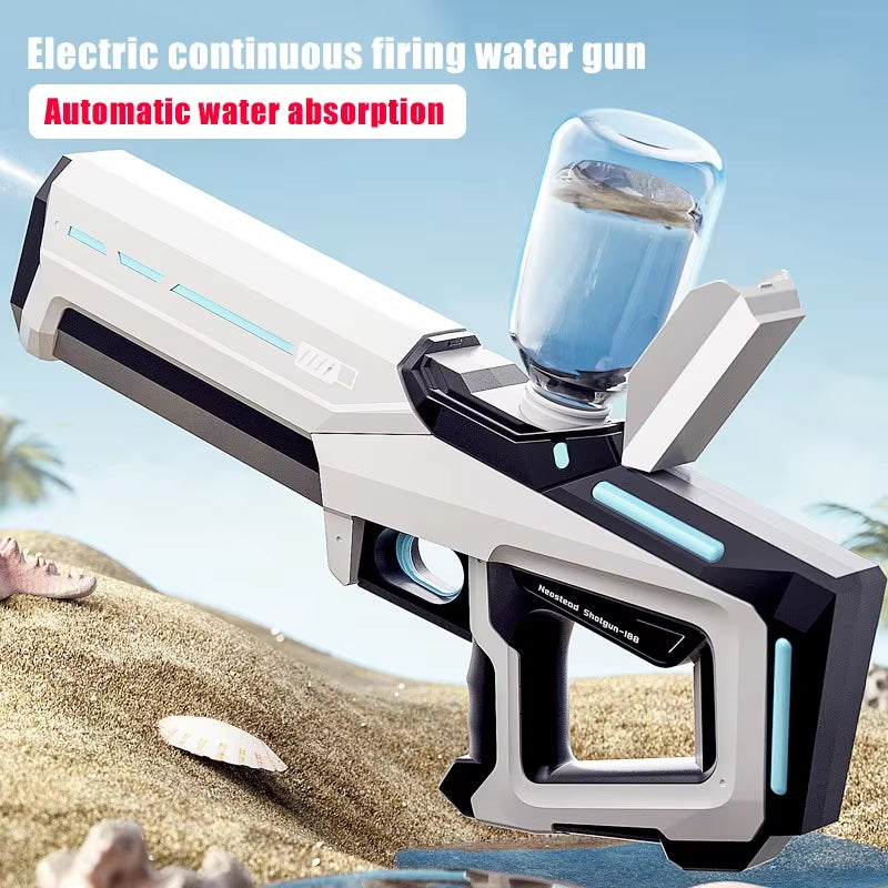 Unleash Summer Fun with Our Ultimate Electric Water Guns for Adults - Powerful Automatic Blasters Perfect for Beach Adventures and Kids' Gifts!