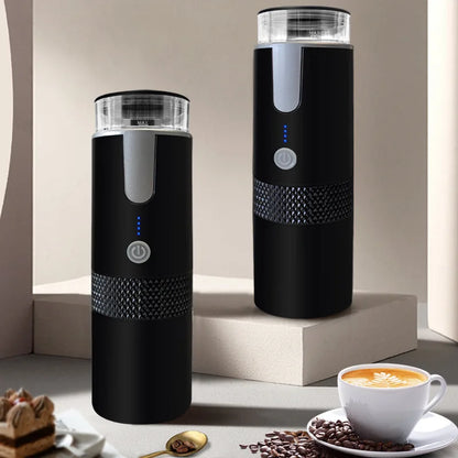2024 Portable Electric Coffee Maker - Brew Perfect Coffee with Capsules or Ground Coffee Anywhere!