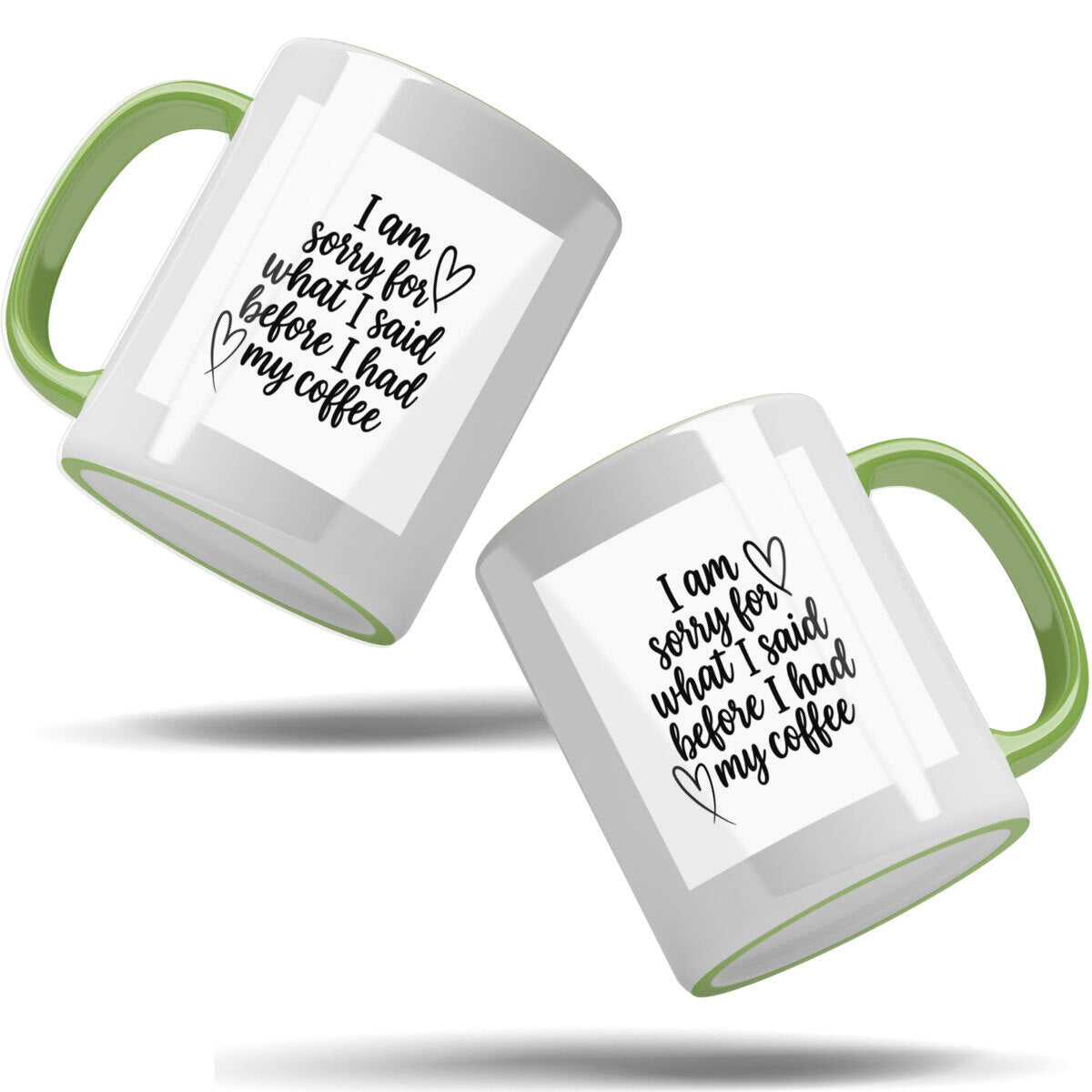 Brighten Your Mornings with Our Colorful 11oz Accent Mug - Ideal for Your Daily Coffee or Tea!