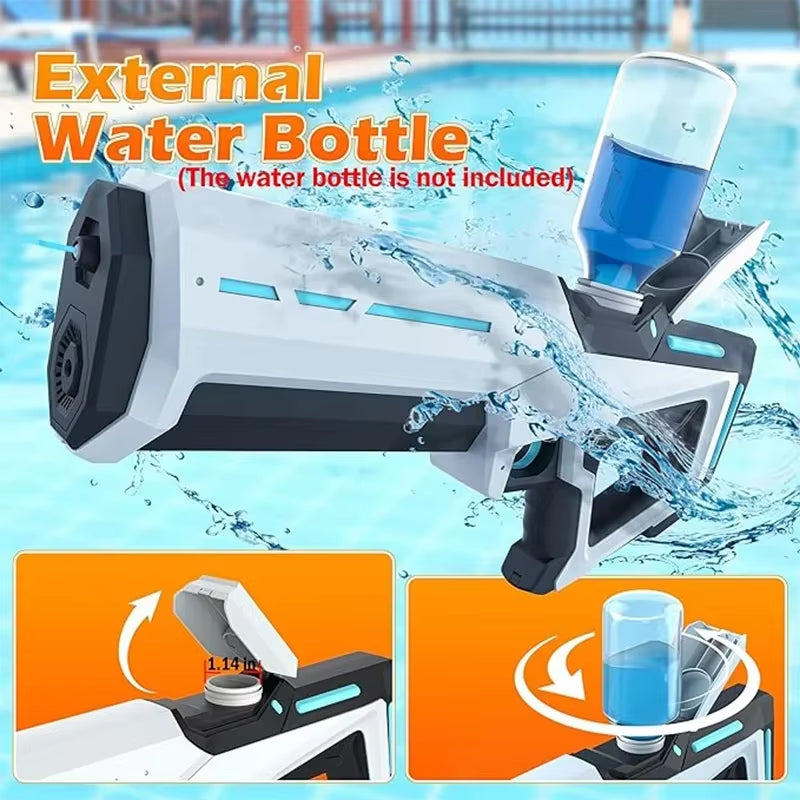 Unleash Summer Fun with Our Ultimate Electric Water Guns for Adults - Powerful Automatic Blasters Perfect for Beach Adventures and Kids' Gifts!